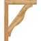 Ekena Millwork Funston Block Rough Sawn Bracket w/ Offset Brace, Western Red Cedar, 6"W x 32"D x 40"H BKT0604X32X40FST05RWR - alternate 3